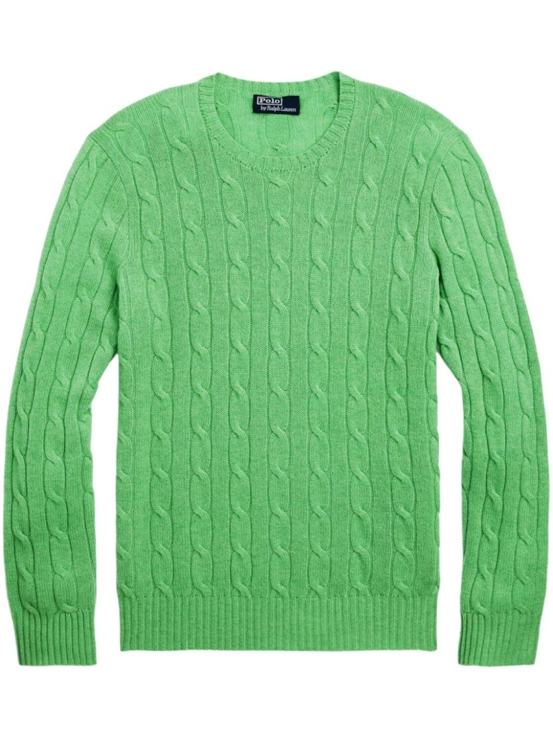 

Polo Ralph Lauren кашемировый джемпер фактурной вязки, зеленый