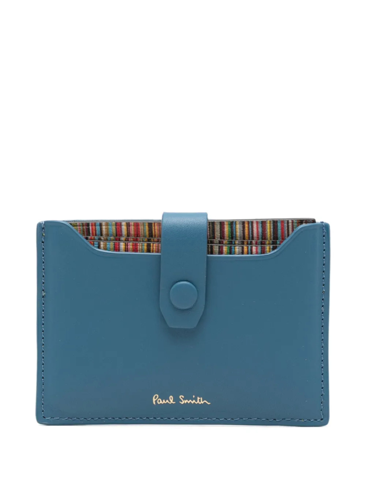 

Картхолдер с полосками Signature Stripe Paul Smith, синий