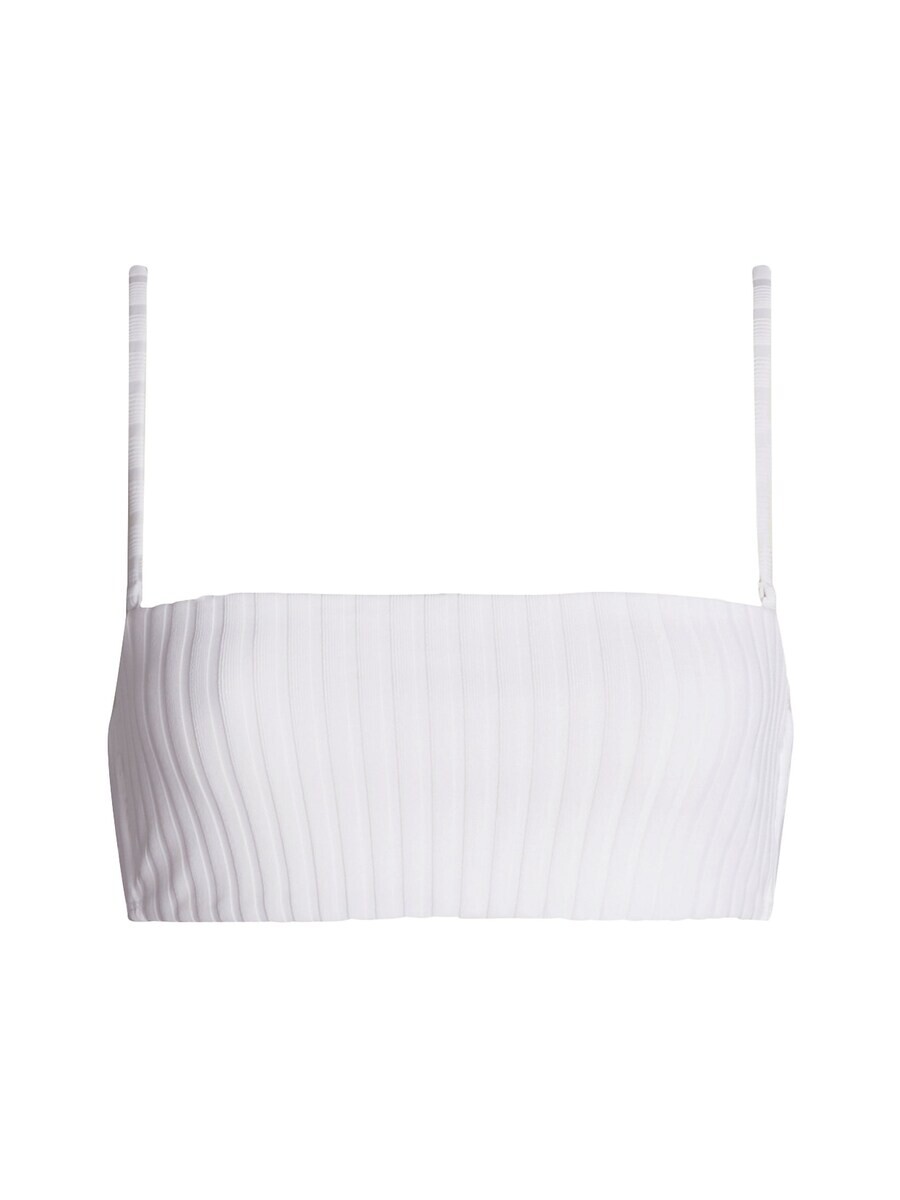 

Топ бандо бикини Calvin Klein Swimwear Bandeau Bikini Top, белый