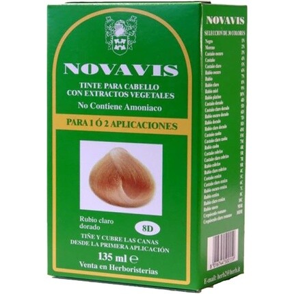 

Тинт 8D Светло-золотистый блондин Novavis