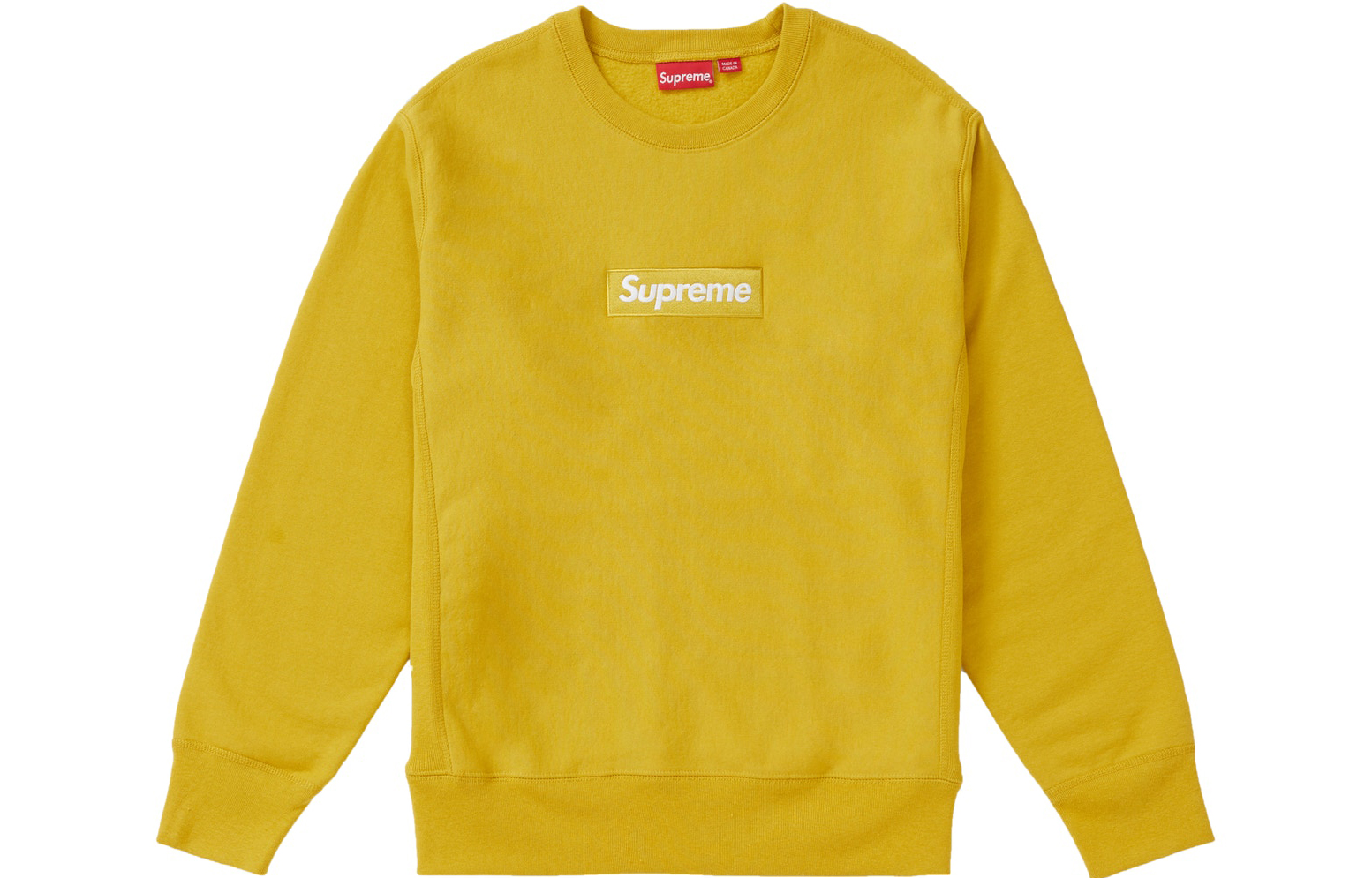 

Толстовка унисекс Supreme, горчичный