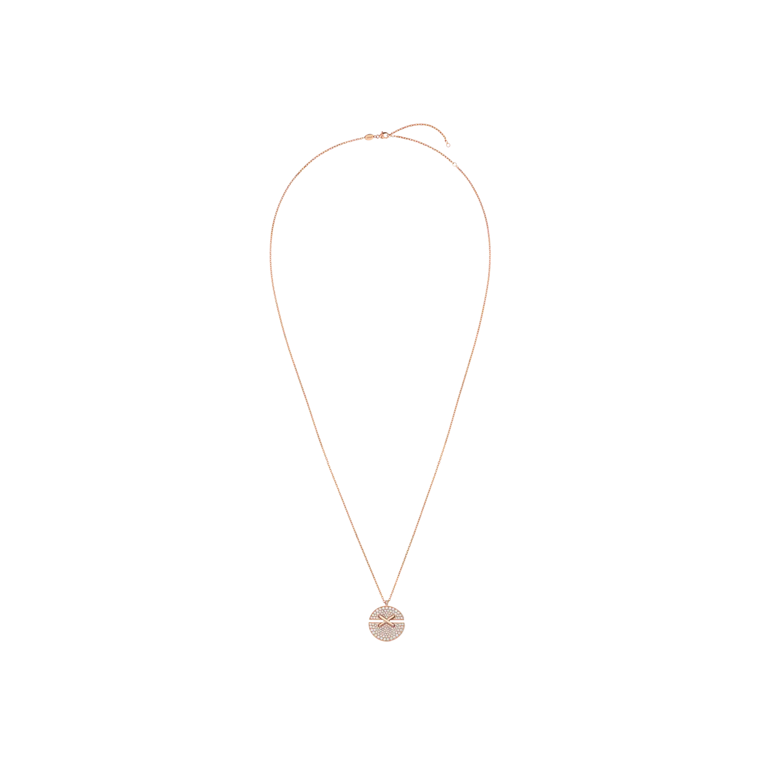 

Колье Chaumet Jeux de liens harmony diamonds из розового золота с бриллиантами