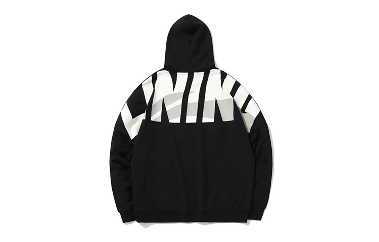 

Толстовка унисекс черная Lining, черный