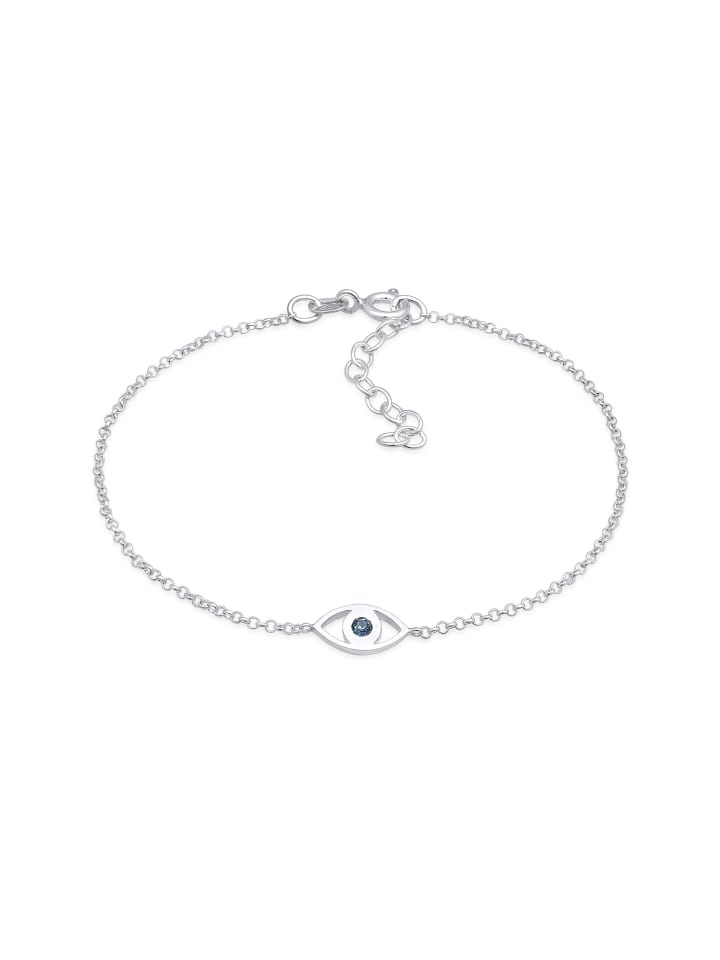 

Elli Браслет из серебра 925 пробы с изображением сглаза
