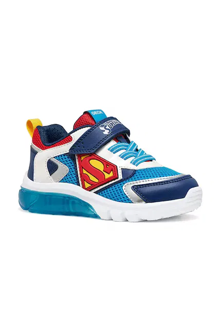 Кроссовки детские Geox CIBERDRON x Superman, синий