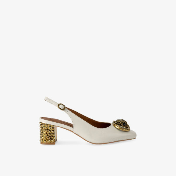 Туфли-челси Kurt Geiger London с открытой пяткой, белый