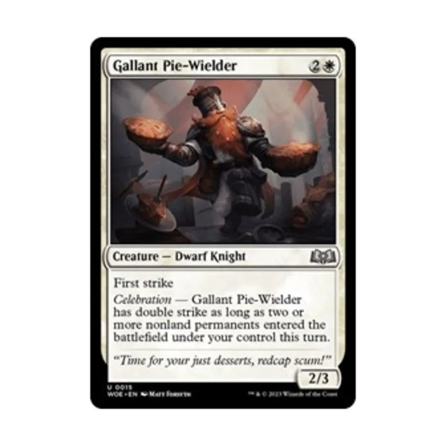 

CCG Галантный обладатель пирога (U), MTG - Wilds of Eldraine