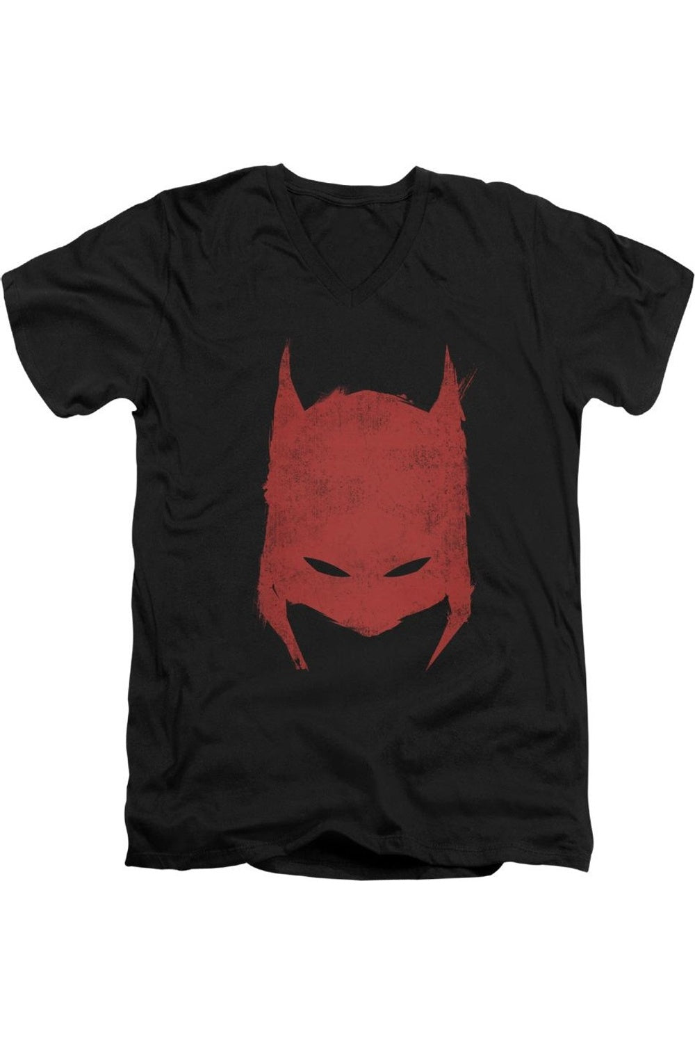 

Футболка с коротким рукавом и V-образным вырезом для взрослых с надписью «Batman Hacked & Scratched» Gildan, черный