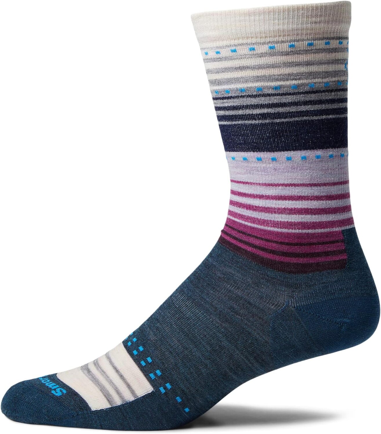 

Крючок с полосками на каждый день Smartwool, цвет Twilight Blue