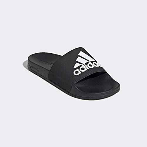 Мужские шлепанцы для душа Adidas Adilette, белый/черный — фото 4