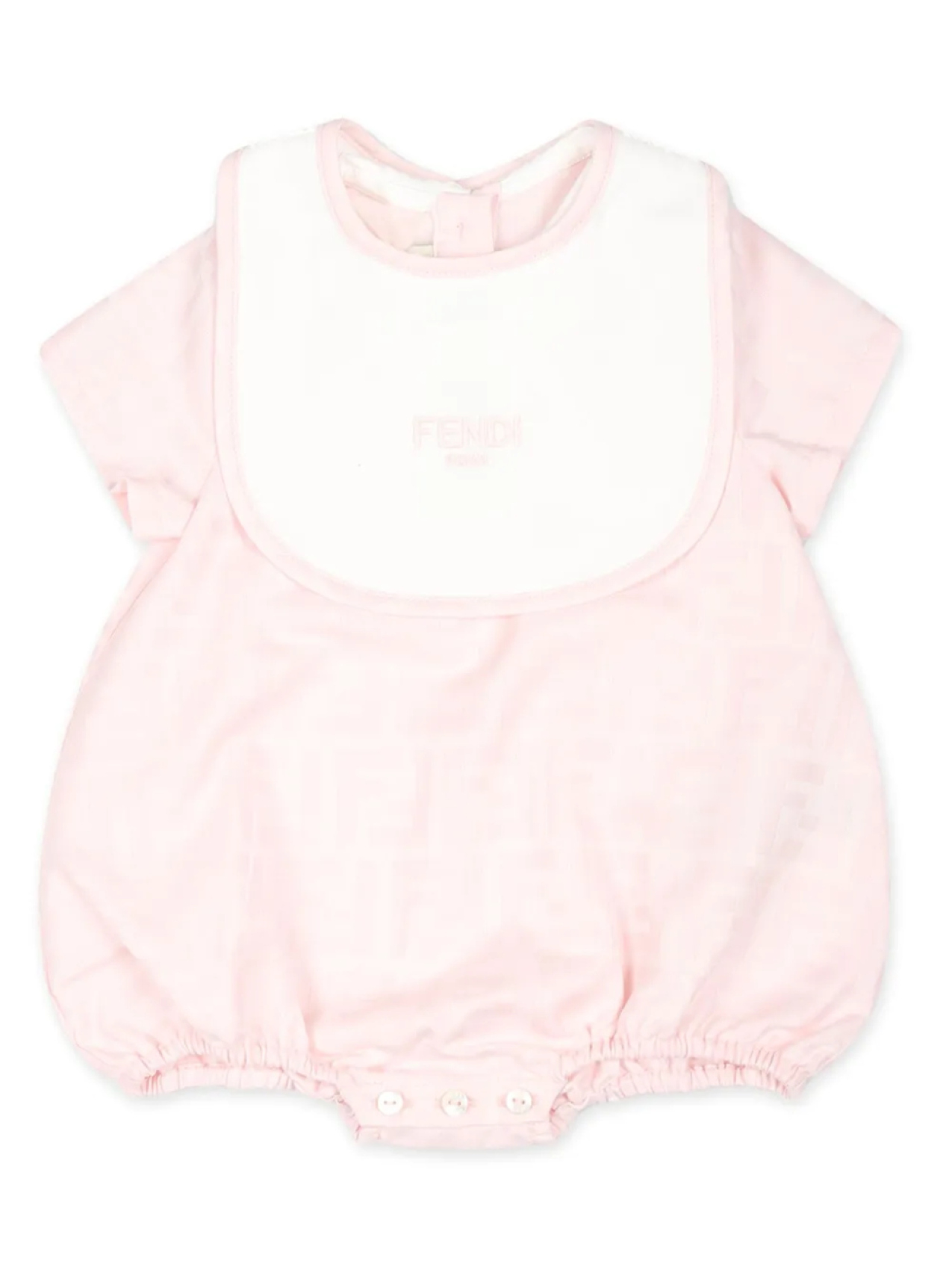 

Комплект из двух комбинезонов Fendi Kids, розовый