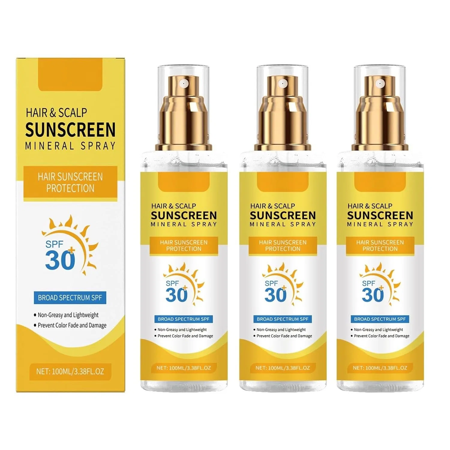 Спрей для защиты волос и кожи головы от солнца SPF 30+ Generisch
