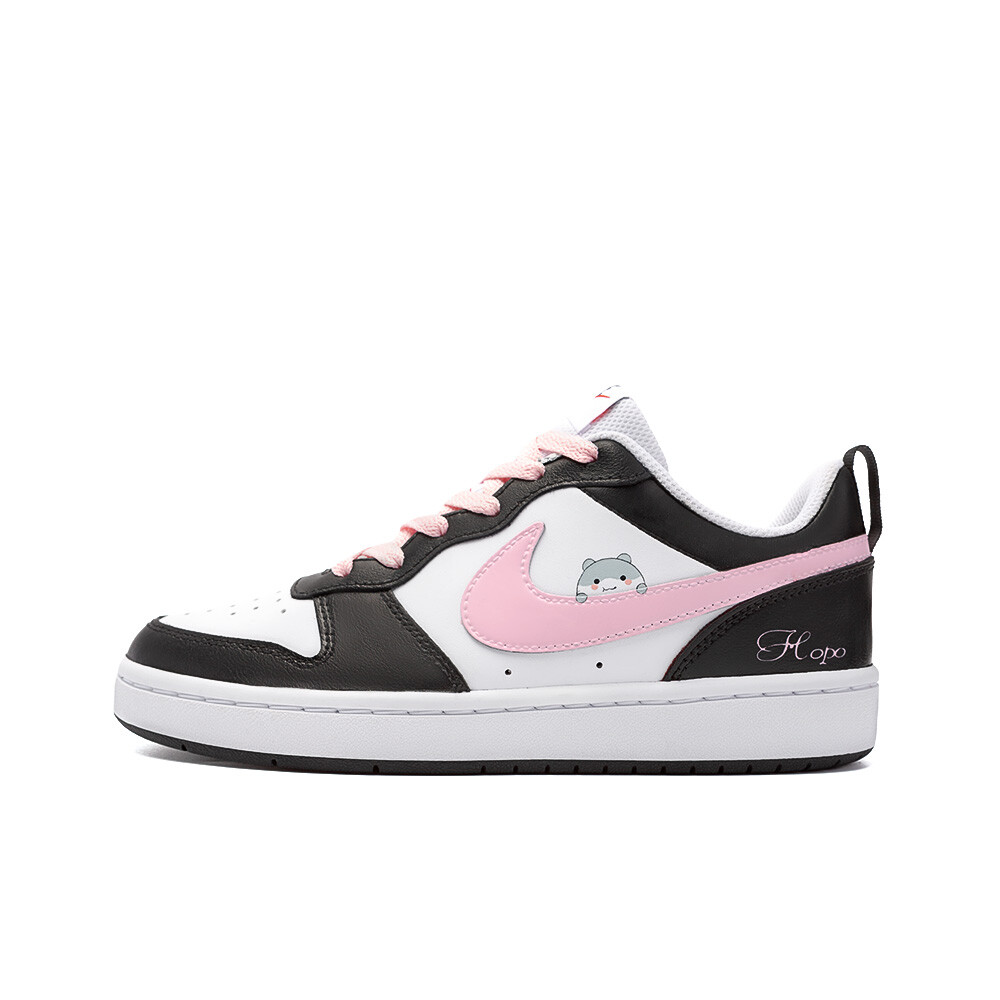 

Кроссовки Nike Court Borough Skateboarding Shoes Women's Low-top Gray, розовый