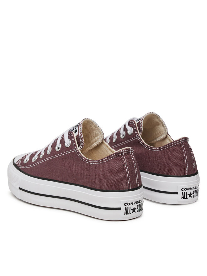 Кроссовки из ткани Chuck Taylor All Star Lift Platform A10647C Converse, красный — фото 3