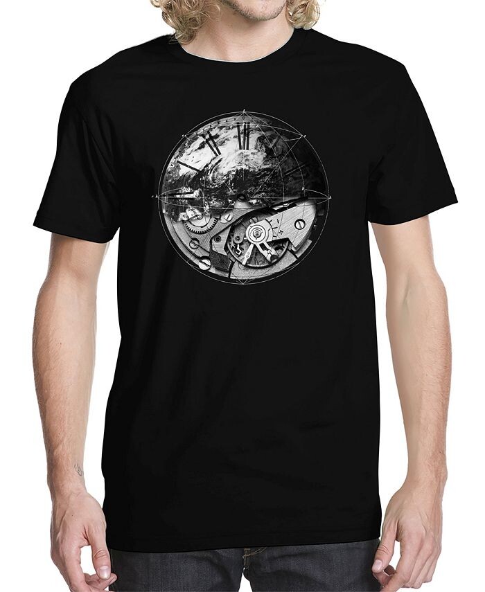 

Мужская футболка с рисунком Clockwork Earth Beachwood, черный