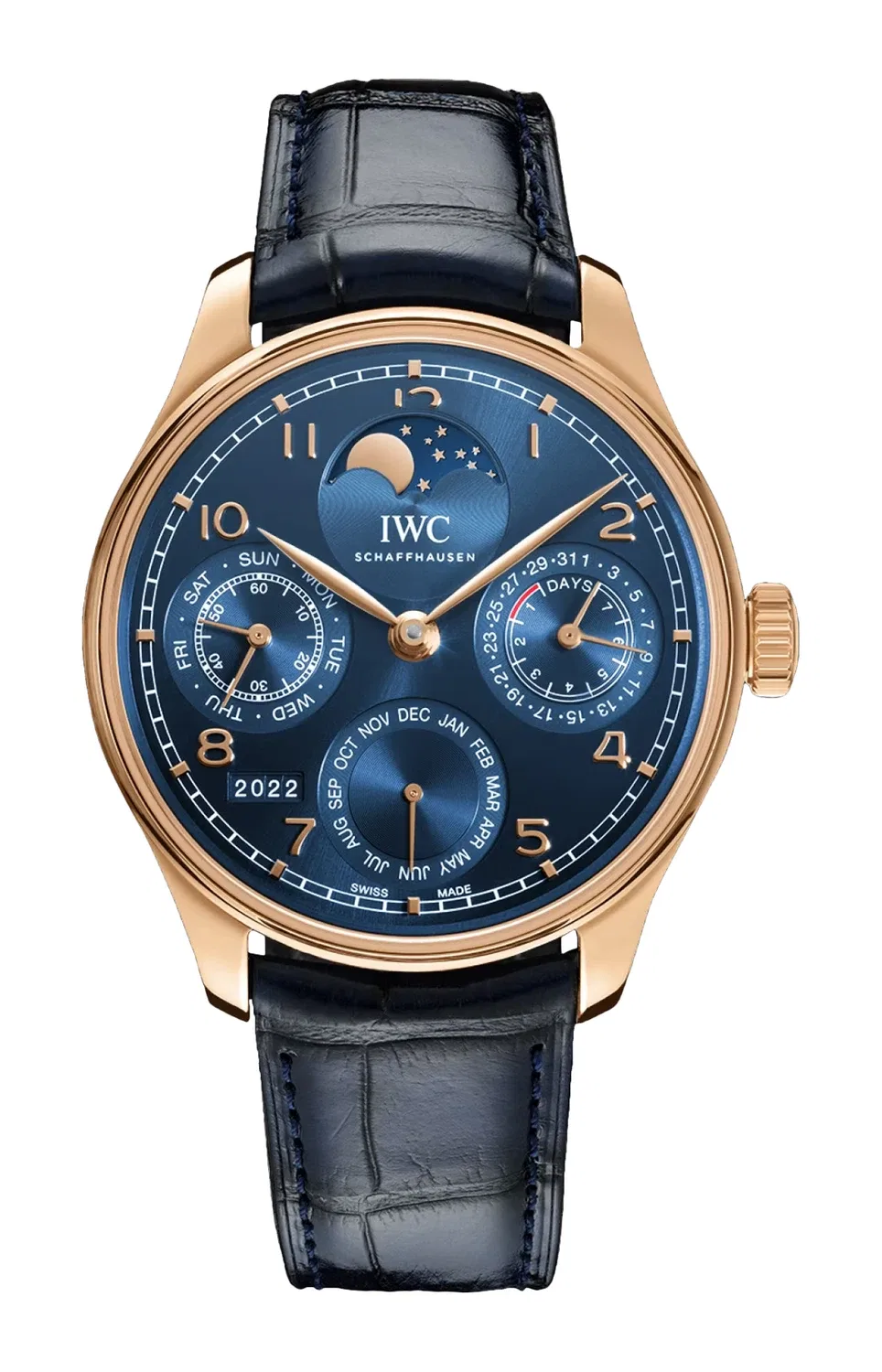 Португезер Вечный Календарь - IW503312 IWC SCHAFFHAUSEN, золотой