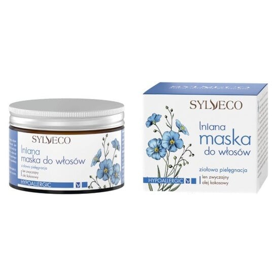 

Льняная маска для волос, 150 мл. Sylveco