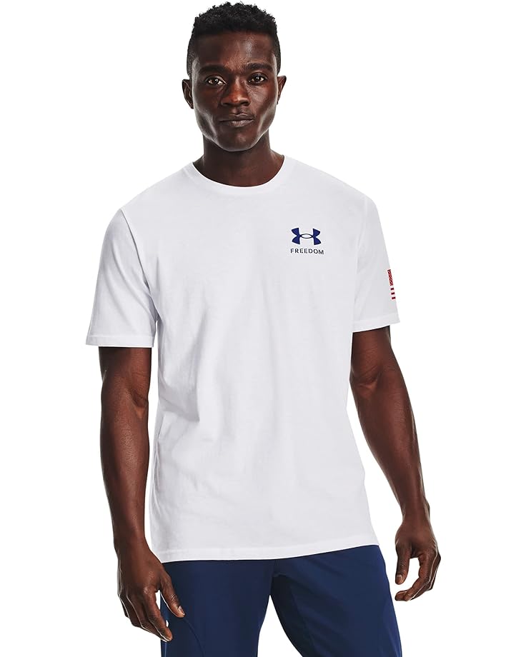 

Футболка Under Armour New Freedom Flag, цвет White/Royal Blue