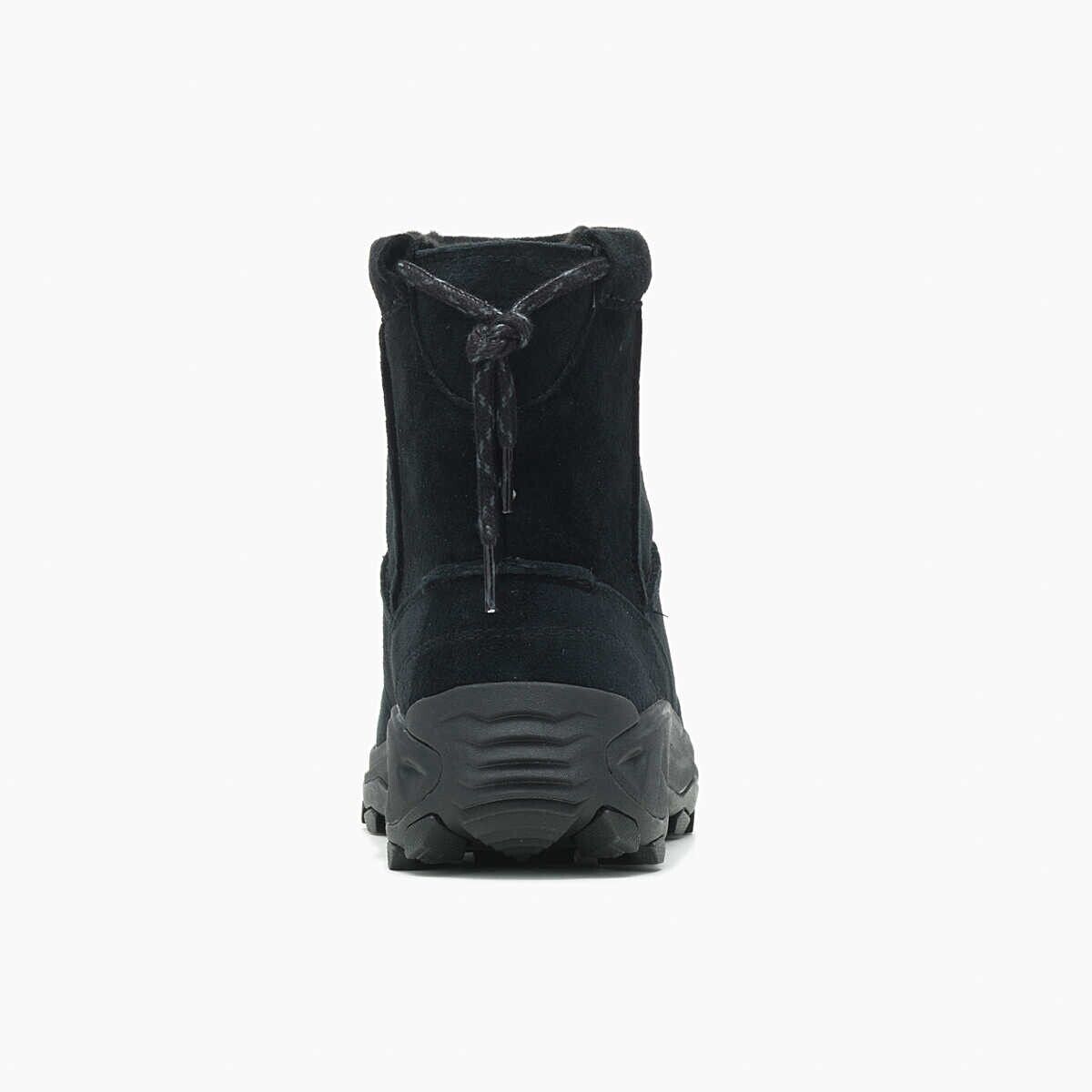 Merrell Winter J004555 ботинки мужские 8 черные замша кожа без шнуровки водонепроницаемые TF3936 — фото 4