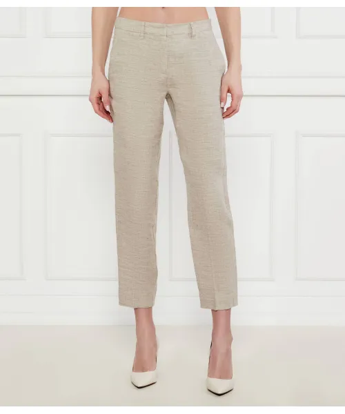 

Льняные брюки «Перуджа» Regular fit Marella, бежевый