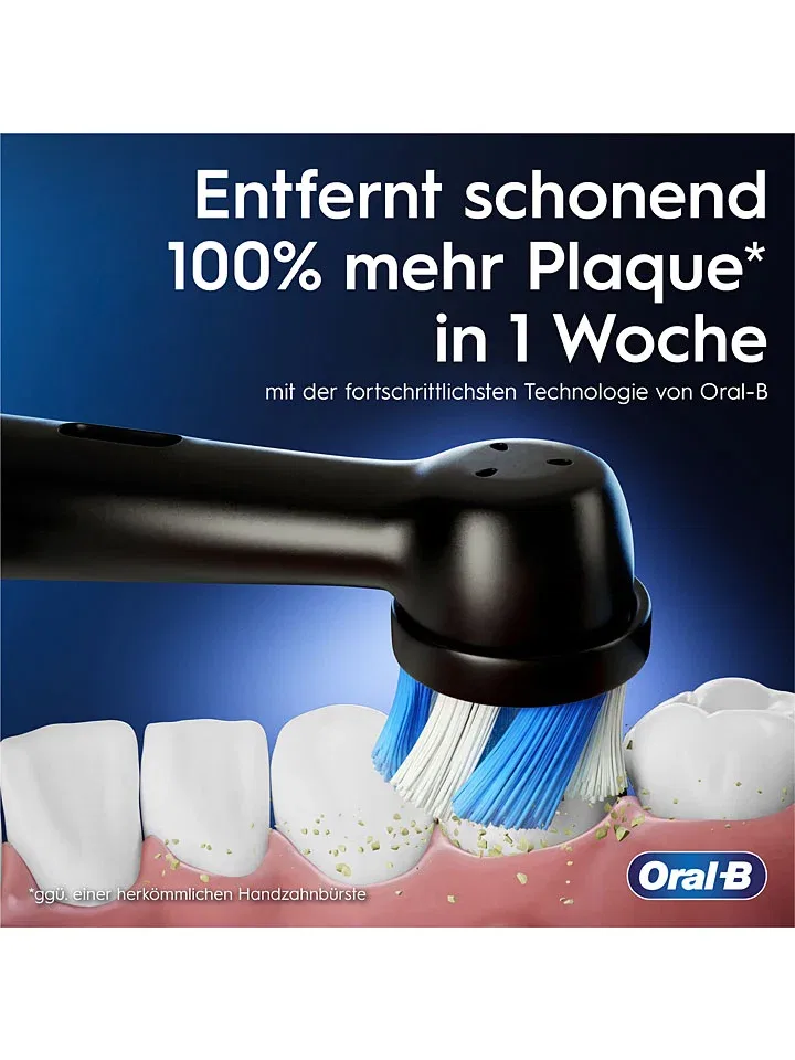 Электрическая зубная щетка iO Series 3 Oral-B черный — фото 3