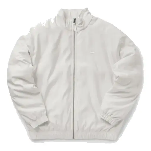 

Куртка Nike Solo Swoosh Satin Bomber 'Phantom White', белый