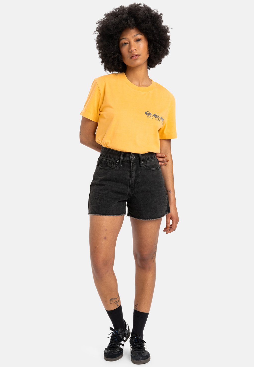

Джинсовые шорты Quiksilver, черный