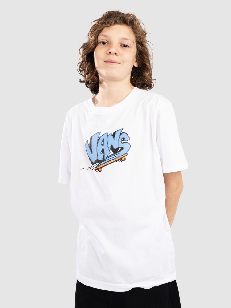 

Футболка Vans By Vans Sk8 Kids T-Shirt, white, Белый, Футболка Vans By Vans Sk8 Kids T-Shirt, white