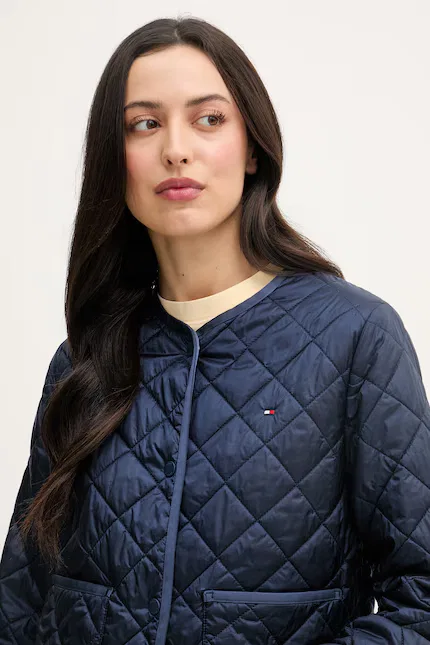 Куртка короткая стеганая Tommy Hilfiger, синий — фото 4