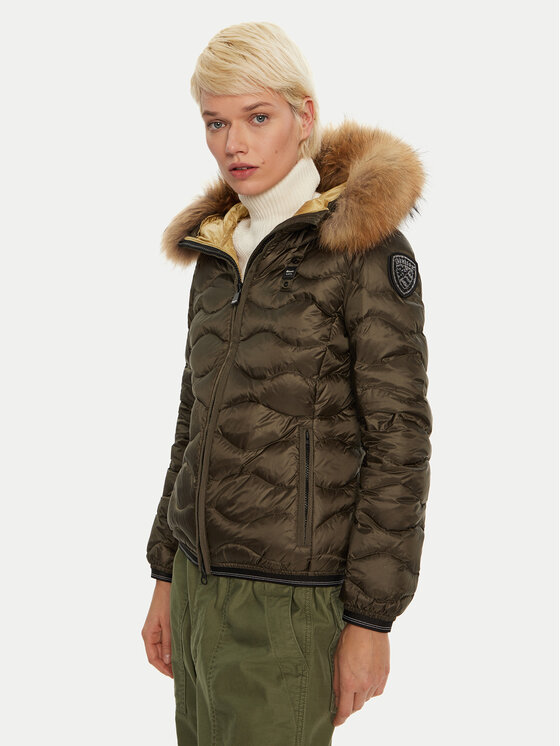 

Пуховик стандартного кроя 24WBLDC03048 Blauer, зеленый