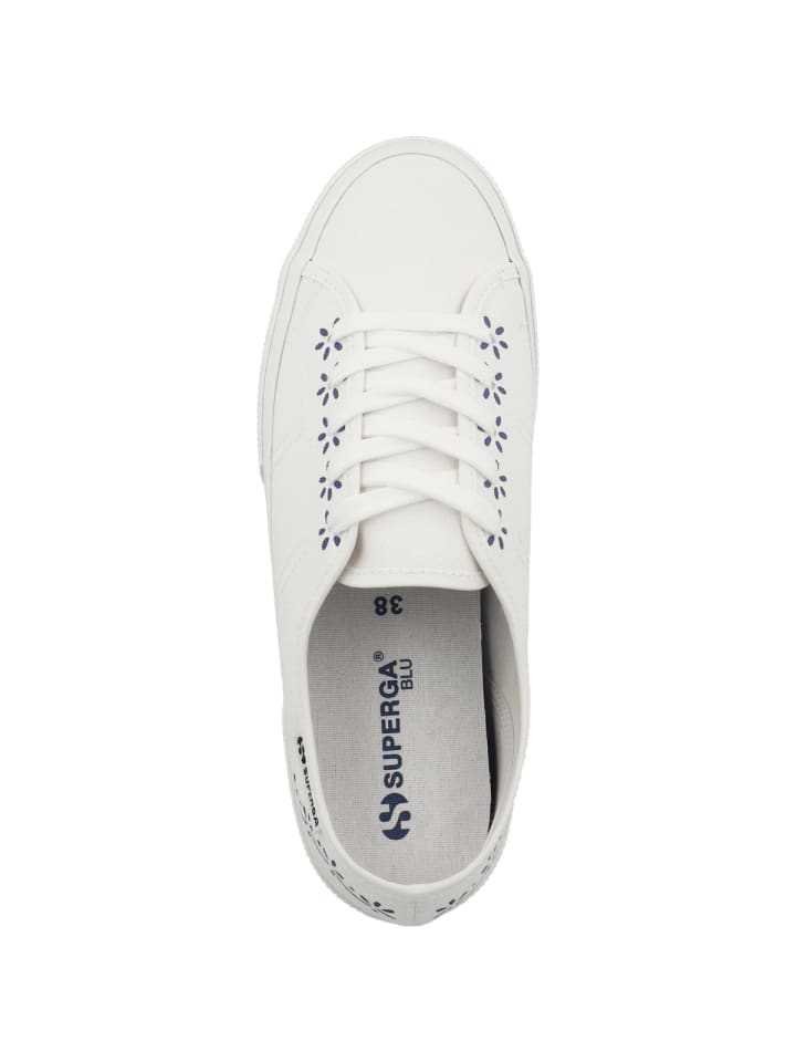 Кроссовки на шнуровке Superga, разноцветный — фото 2