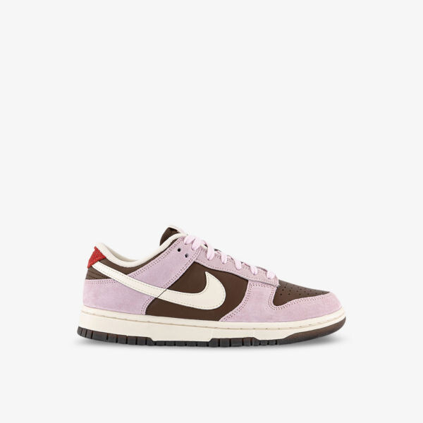 

Кроссовки Dunk Low из замши и кожи с низким верхом Nike, розовый