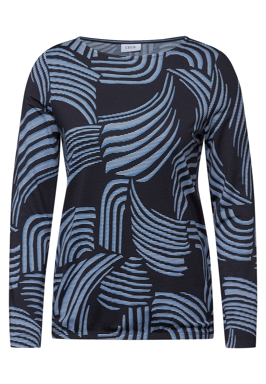 

Рубашка CECIL, цвет Blue/Night blue/Light blue