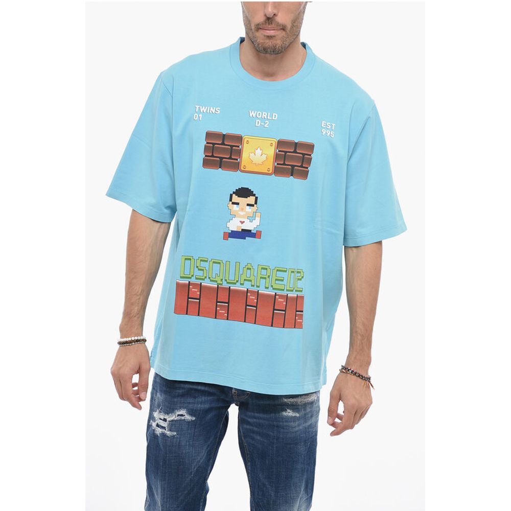 

Футболка Skater Fit с графическим принтом Dsquared2, Light Blue