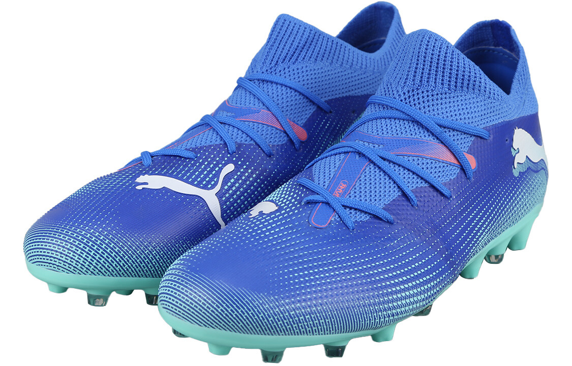 Футбольные бутсы Formula Pack Kids Kids Low-top Blue Puma, бирюзовый — фото 3