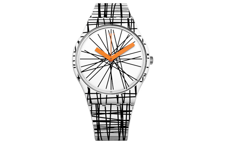 

SWATCH Часы Unisex 34mm White Watch GW183, White