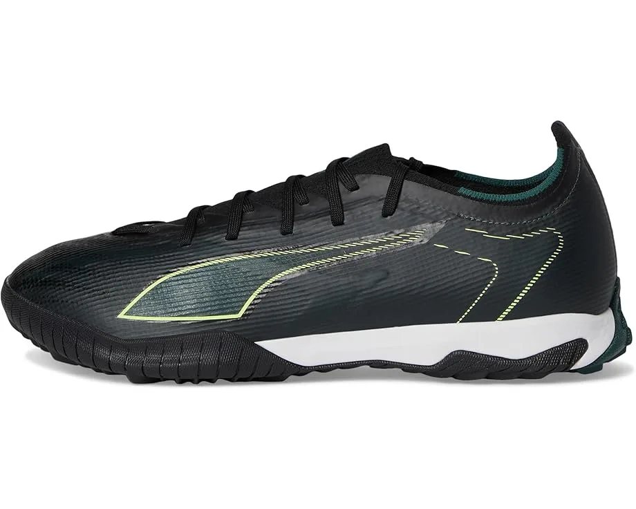 Кроссовки PUMA Ultra 6 Match Turf Trainer Soccer Cleats, Black/Fizzy Light/Green Terrain — фото 4