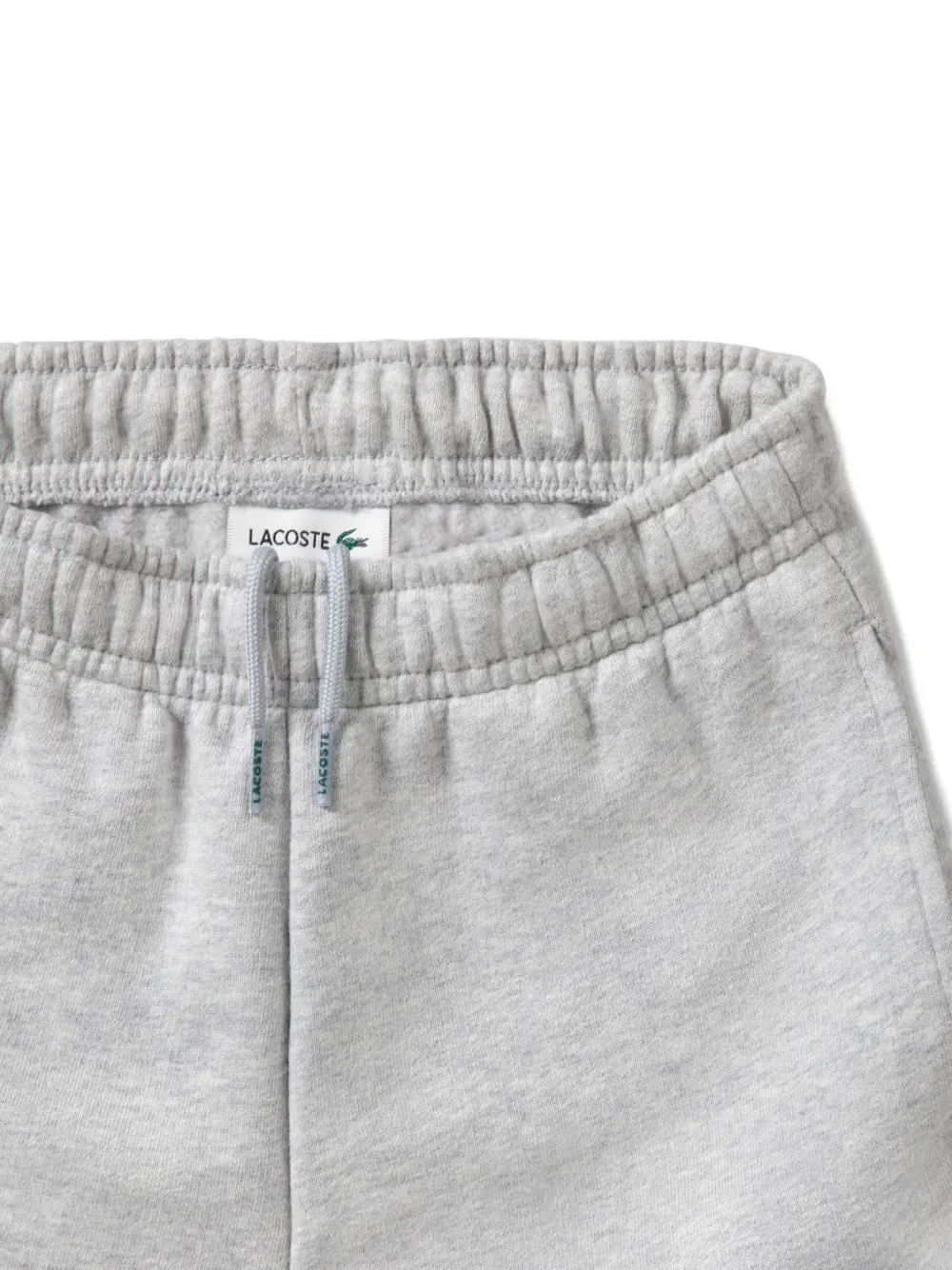 Спортивные шорты на шнуровке с вышитым логотипом Lacoste Kids, серый — фото 3
