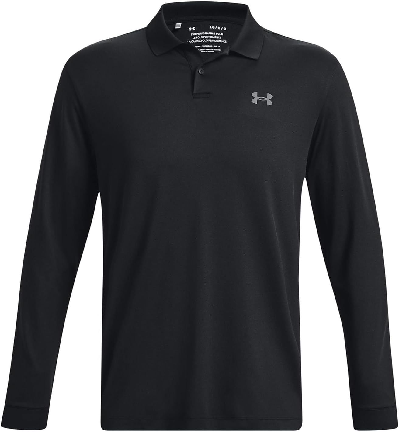 

Under Armour мужская футболка для гольфа Matchplay с длинным рукавом, (001) Black/Pitch Gray, Черный, Under Armour мужская футболка для гольфа Matchplay с длинным рукавом, (001) Black/Pitch Gray