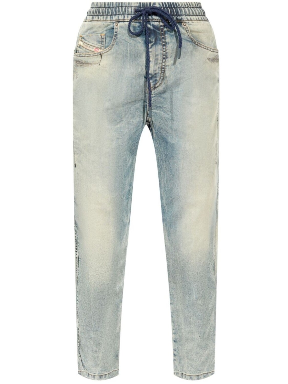 

Diesel выбеленные зауженные джинсы, синий