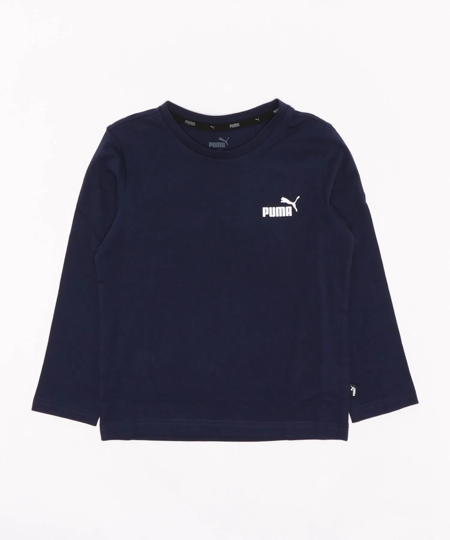 Детская футболка PUMA ESS NO.1 с логотипом тёмно-синяя