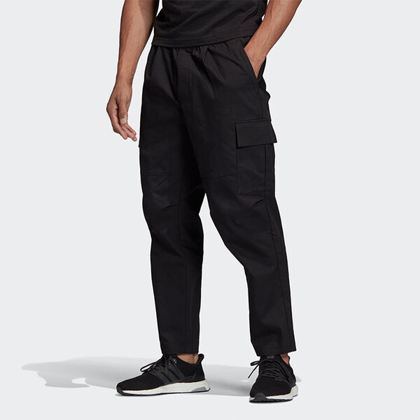 Брюки 70 twill cargo sports stylish woven long pants black Adidas, черный — фото 3