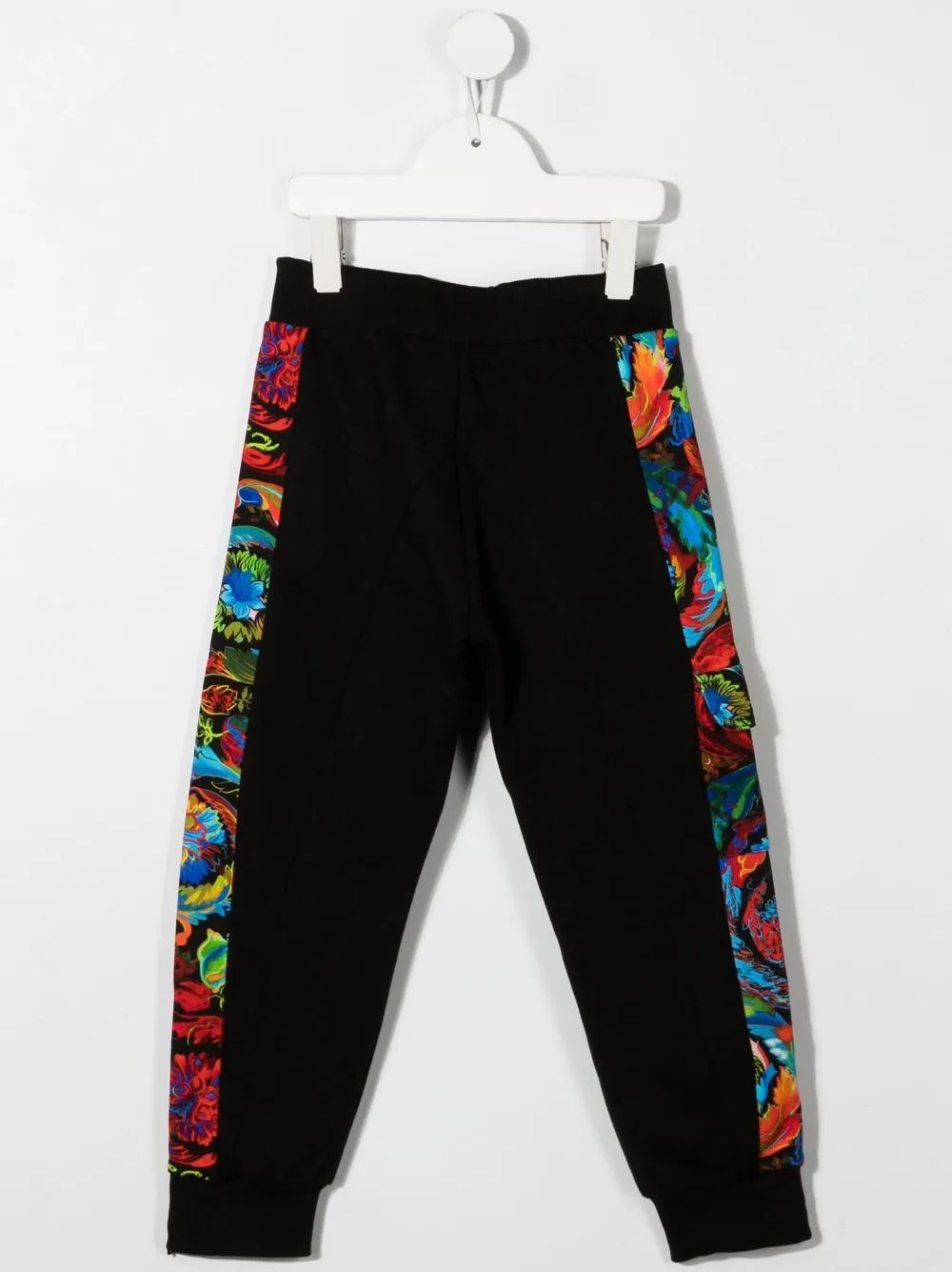 Спортивные брюки с принтом Barocco Versace Kids, черный — фото 2