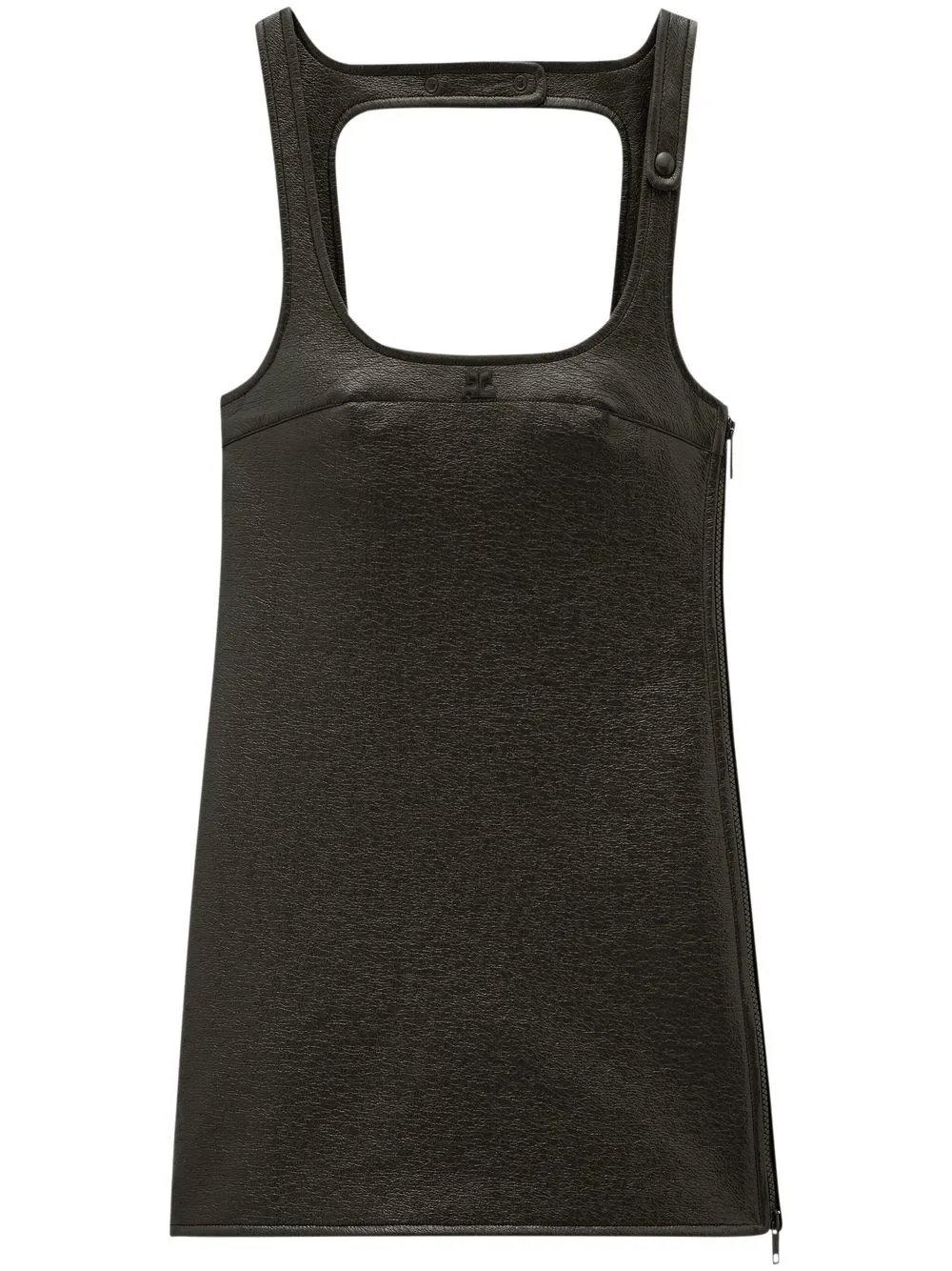 

Платье мини Re-Edition Courrèges, черный