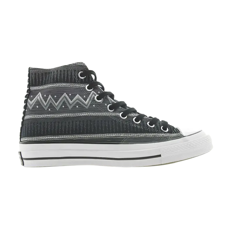 

Кроссовки Converse Stussy x Chuck 70 High 'Black Magnet Grey', черный