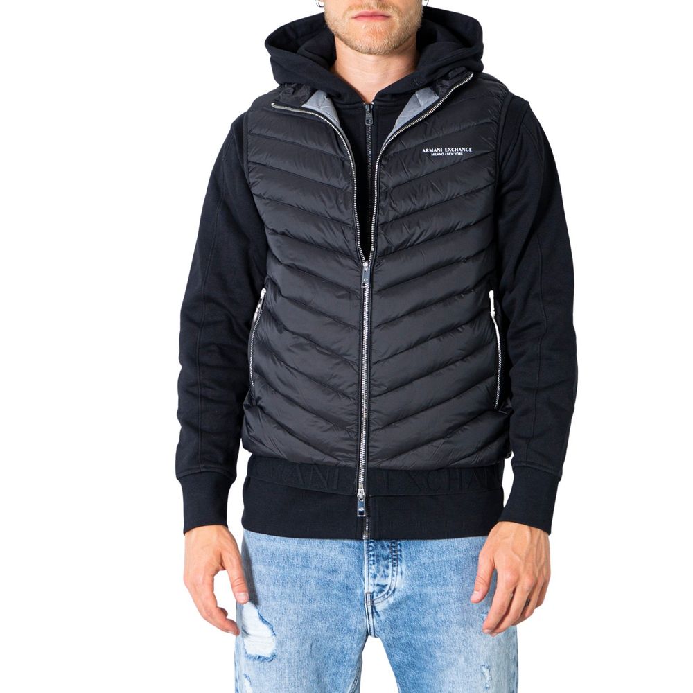 

Черная куртка из полиэстера Armani Exchange