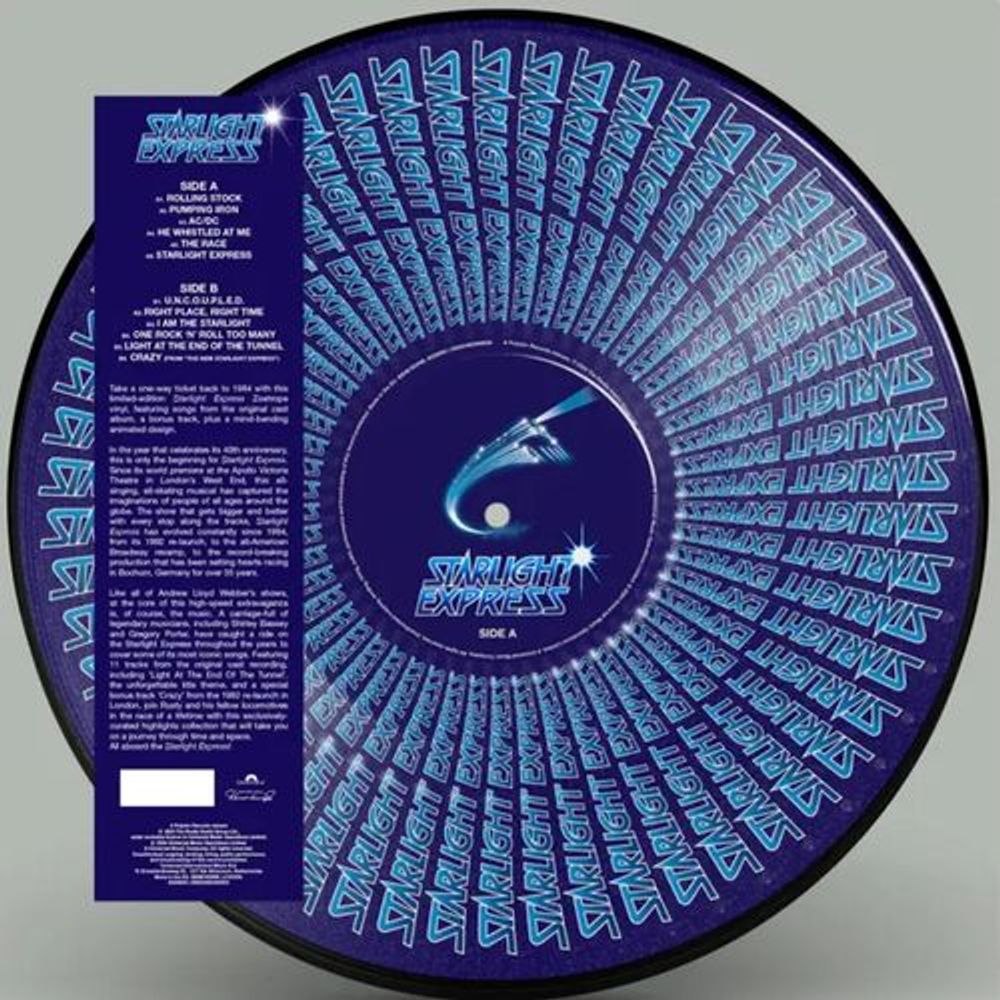 

Виниловая пластинка LP Starlight Express [OST] [Zoetrope Picture Disc] - Andrew Lloyd Webber