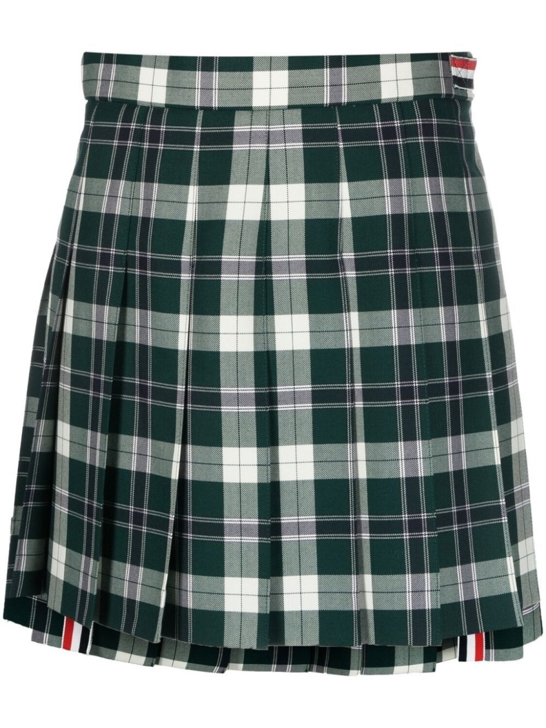 

Thom Browne юбка мини School Uniform Twill, зеленый