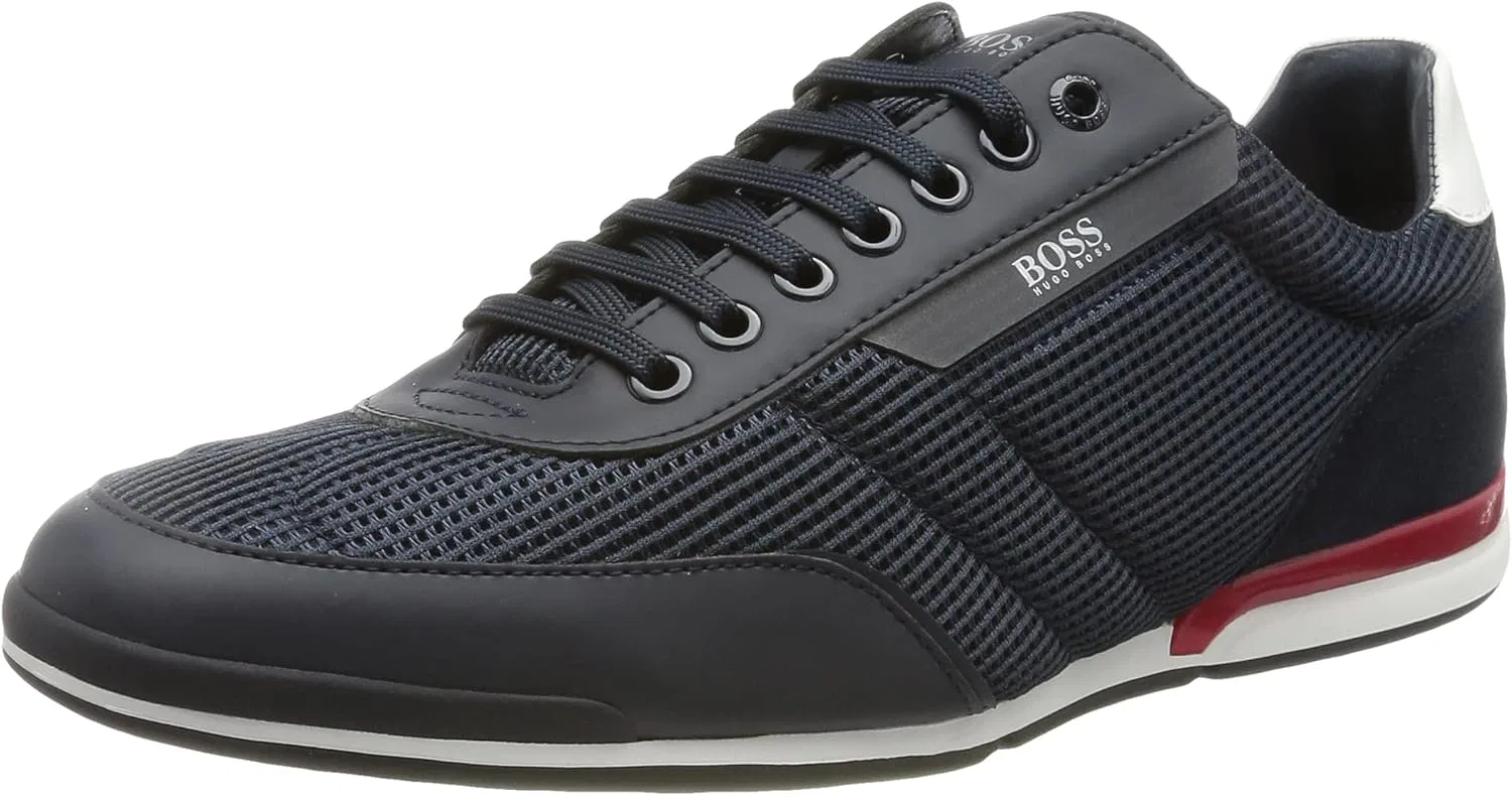 Мужские кроссовки Boss Saturn_Lowp_mest HUGO BOSS, Dark Blue401