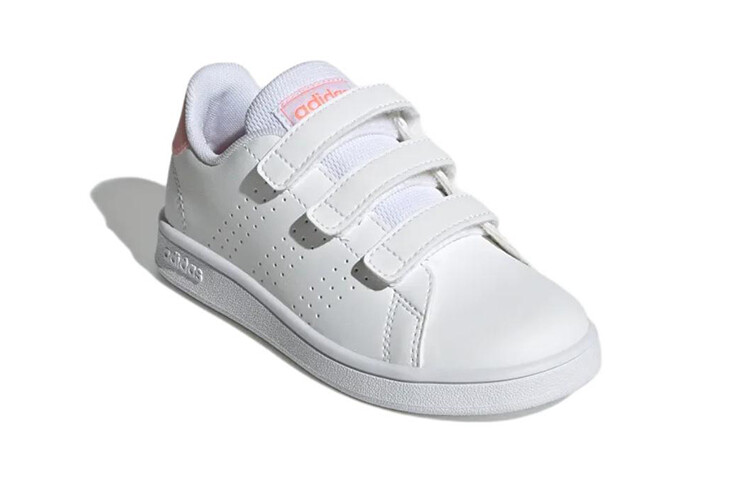 Детские кроссовки для скейтбординга ADVANTAGE PS Low-top Белые/пудровые Adidas Neo — фото 3